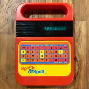 Speak & Spell - Tested and Works - Kahootz #24519YS